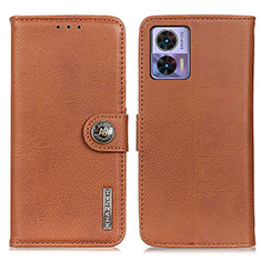 Coque Portefeuille Livre Cuir Etui Clapet K02Z pour Motorola Moto Edge 30 Neo 5G Marron