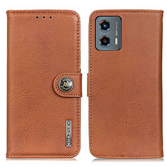 Coque Portefeuille Livre Cuir Etui Clapet K02Z pour Motorola Moto G 5G (2023) Marron