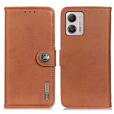 Coque Portefeuille Livre Cuir Etui Clapet K02Z pour Motorola Moto G53 5G Marron