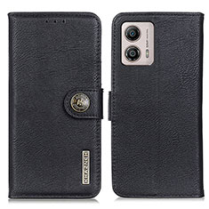 Coque Portefeuille Livre Cuir Etui Clapet K02Z pour Motorola Moto G53 5G Noir