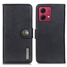 Coque Portefeuille Livre Cuir Etui Clapet K02Z pour Motorola Moto G84 5G Noir