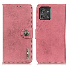 Coque Portefeuille Livre Cuir Etui Clapet K02Z pour Motorola ThinkPhone 5G Rose