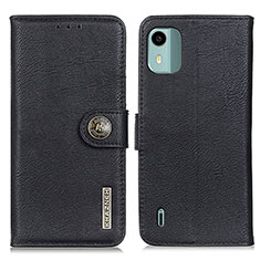 Coque Portefeuille Livre Cuir Etui Clapet K02Z pour Nokia C12 Noir