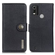 Coque Portefeuille Livre Cuir Etui Clapet K02Z pour Nokia C21 Plus Noir