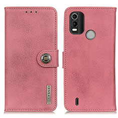 Coque Portefeuille Livre Cuir Etui Clapet K02Z pour Nokia C21 Plus Rose