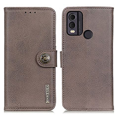 Coque Portefeuille Livre Cuir Etui Clapet K02Z pour Nokia C22 Gris