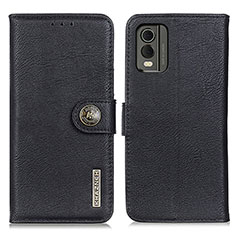 Coque Portefeuille Livre Cuir Etui Clapet K02Z pour Nokia C32 Noir