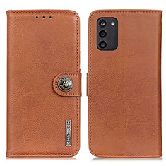 Coque Portefeuille Livre Cuir Etui Clapet K02Z pour Nokia G100 Marron