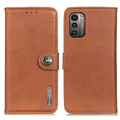 Coque Portefeuille Livre Cuir Etui Clapet K02Z pour Nokia G11 Marron