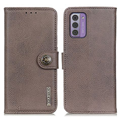 Coque Portefeuille Livre Cuir Etui Clapet K02Z pour Nokia G310 5G Gris