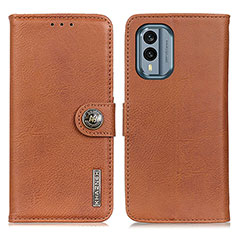 Coque Portefeuille Livre Cuir Etui Clapet K02Z pour Nokia X30 5G Marron