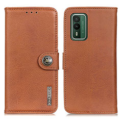 Coque Portefeuille Livre Cuir Etui Clapet K02Z pour Nokia XR21 Marron