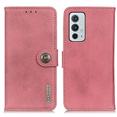 Coque Portefeuille Livre Cuir Etui Clapet K02Z pour OnePlus 9RT 5G Rose