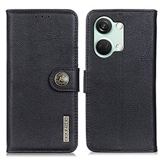 Coque Portefeuille Livre Cuir Etui Clapet K02Z pour OnePlus Ace 2V 5G Noir