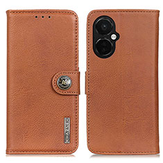 Coque Portefeuille Livre Cuir Etui Clapet K02Z pour OnePlus Nord N30 5G Marron