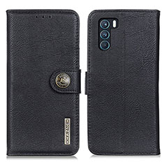 Coque Portefeuille Livre Cuir Etui Clapet K02Z pour Oppo K9 Pro 5G Noir