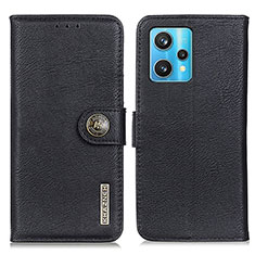 Coque Portefeuille Livre Cuir Etui Clapet K02Z pour Realme 9 4G Noir