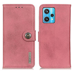 Coque Portefeuille Livre Cuir Etui Clapet K02Z pour Realme 9 4G Rose