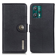 Coque Portefeuille Livre Cuir Etui Clapet K02Z pour Realme 9 5G Noir