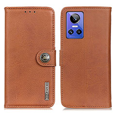 Coque Portefeuille Livre Cuir Etui Clapet K02Z pour Realme GT Neo3 5G Marron