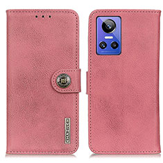 Coque Portefeuille Livre Cuir Etui Clapet K02Z pour Realme GT Neo3 5G Rose