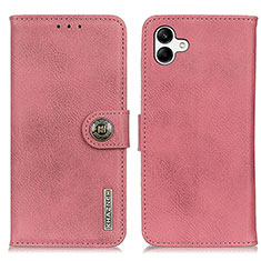 Coque Portefeuille Livre Cuir Etui Clapet K02Z pour Samsung Galaxy A04 4G Rose