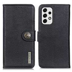 Coque Portefeuille Livre Cuir Etui Clapet K02Z pour Samsung Galaxy A23 4G Noir