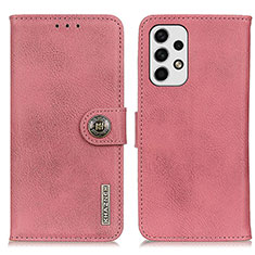 Coque Portefeuille Livre Cuir Etui Clapet K02Z pour Samsung Galaxy A23 4G Rose