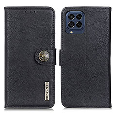 Coque Portefeuille Livre Cuir Etui Clapet K02Z pour Samsung Galaxy M53 5G Noir