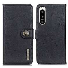 Coque Portefeuille Livre Cuir Etui Clapet K02Z pour Sony Xperia 5 IV Noir