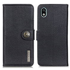 Coque Portefeuille Livre Cuir Etui Clapet K02Z pour Sony Xperia Ace III SO-53C Noir