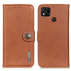 Coque Portefeuille Livre Cuir Etui Clapet K02Z pour Xiaomi POCO C3 Marron