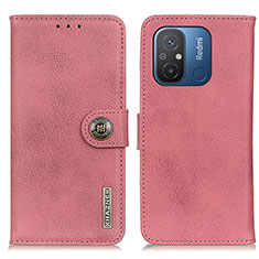 Coque Portefeuille Livre Cuir Etui Clapet K02Z pour Xiaomi Poco C55 Rose