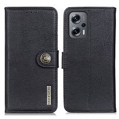 Coque Portefeuille Livre Cuir Etui Clapet K02Z pour Xiaomi Poco X4 GT 5G Noir