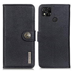 Coque Portefeuille Livre Cuir Etui Clapet K02Z pour Xiaomi Redmi 9C Noir