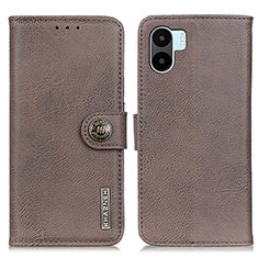 Coque Portefeuille Livre Cuir Etui Clapet K02Z pour Xiaomi Redmi A1 Gris