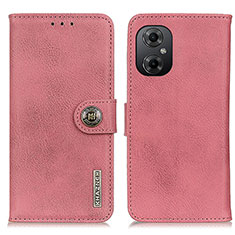 Coque Portefeuille Livre Cuir Etui Clapet K02Z pour Xiaomi Redmi Note 12R Pro 5G Rose