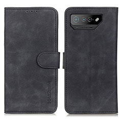 Coque Portefeuille Livre Cuir Etui Clapet K03Z pour Asus ROG Phone 7 Noir