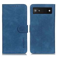 Coque Portefeuille Livre Cuir Etui Clapet K03Z pour Google Pixel 7a 5G Bleu