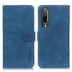 Coque Portefeuille Livre Cuir Etui Clapet K03Z pour HTC Desire 22 Pro 5G Bleu