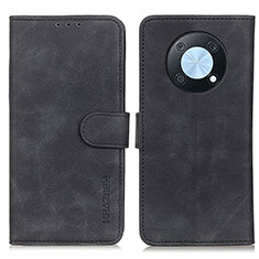 Coque Portefeuille Livre Cuir Etui Clapet K03Z pour Huawei Enjoy 50 Pro Noir