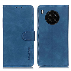 Coque Portefeuille Livre Cuir Etui Clapet K03Z pour Huawei Honor 50 Lite Bleu