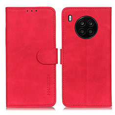 Coque Portefeuille Livre Cuir Etui Clapet K03Z pour Huawei Honor 50 Lite Rouge