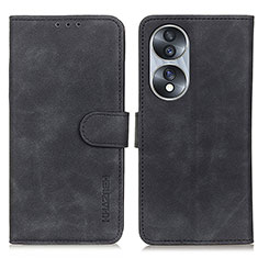 Coque Portefeuille Livre Cuir Etui Clapet K03Z pour Huawei Honor 70 5G Noir