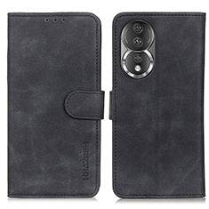 Coque Portefeuille Livre Cuir Etui Clapet K03Z pour Huawei Honor 80 5G Noir