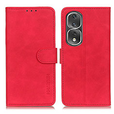 Coque Portefeuille Livre Cuir Etui Clapet K03Z pour Huawei Honor 80 Pro Flat 5G Rouge