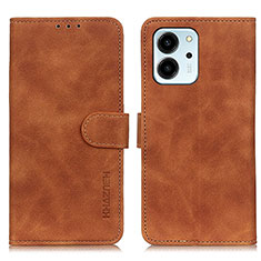 Coque Portefeuille Livre Cuir Etui Clapet K03Z pour Huawei Honor 80 SE 5G Marron