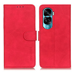 Coque Portefeuille Livre Cuir Etui Clapet K03Z pour Huawei Honor 90 Lite 5G Rouge