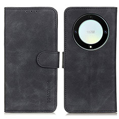 Coque Portefeuille Livre Cuir Etui Clapet K03Z pour Huawei Honor Magic5 Lite 5G Noir