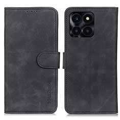 Coque Portefeuille Livre Cuir Etui Clapet K03Z pour Huawei Honor X6a Noir